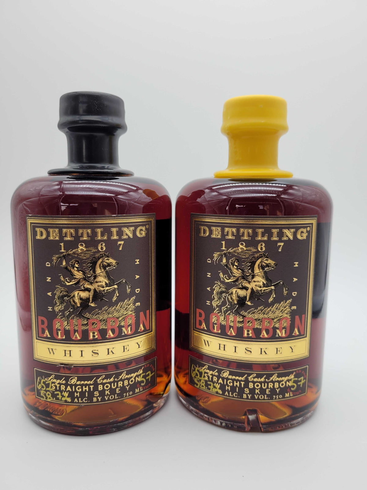 Dettling Barrel #651 Black or Yellow Wax - Hub City Charity (Whiskey Pope) 750ml